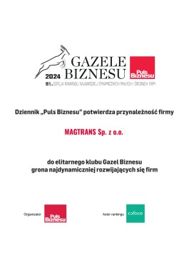 MAGTRANS - Business-Gazellen (pol. Gazele Biznesu)