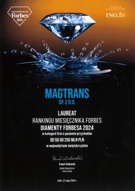 Diamenty Forbes - MAGTRANS